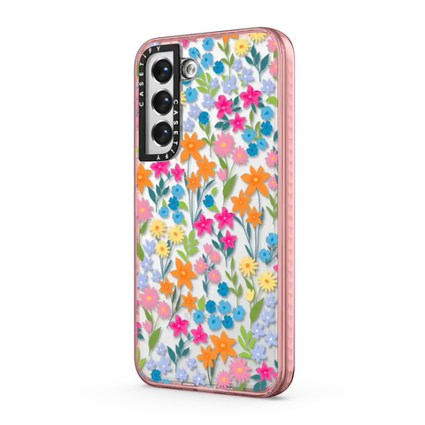 bright spring flowers - daisy floral pattern