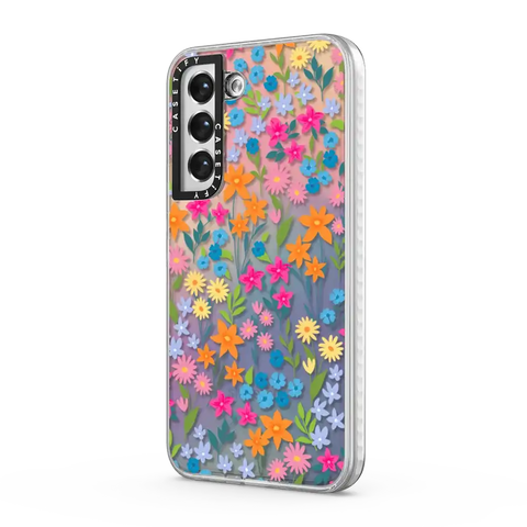 bright spring flowers - daisy floral pattern