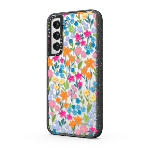 bright spring flowers - daisy floral pattern