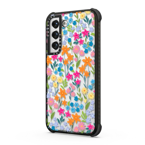 bright spring flowers - daisy floral pattern