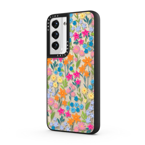 bright spring flowers - daisy floral pattern