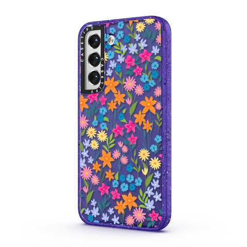 bright spring flowers - daisy floral pattern