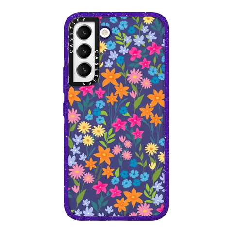 bright spring flowers - daisy floral pattern