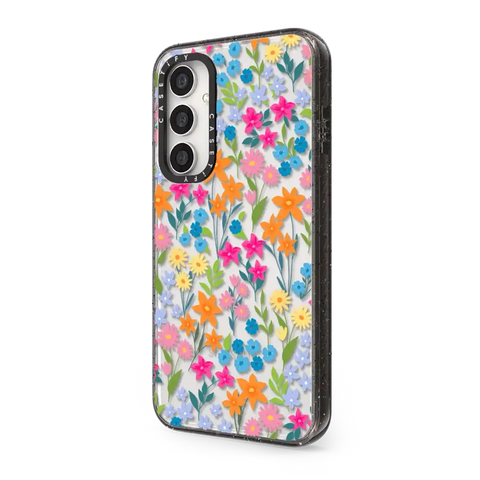bright spring flowers - daisy floral pattern