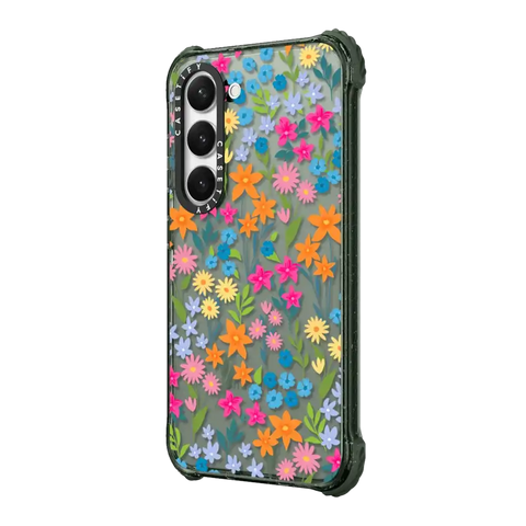 bright spring flowers - daisy floral pattern