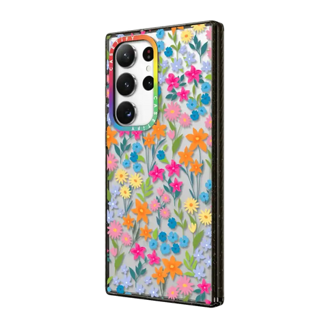 bright spring flowers - daisy floral pattern
