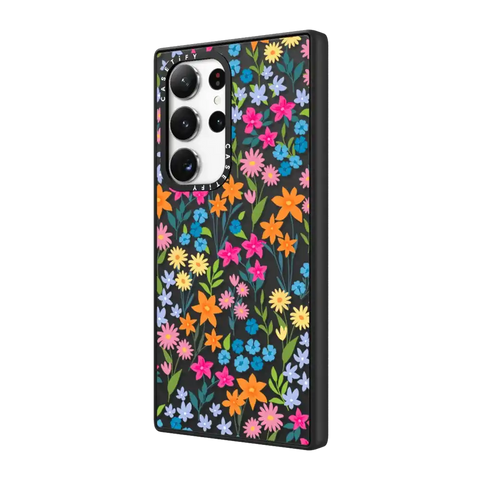 bright spring flowers - daisy floral pattern