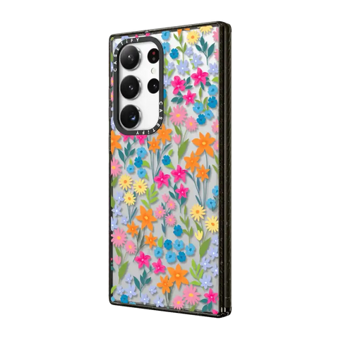 bright spring flowers - daisy floral pattern