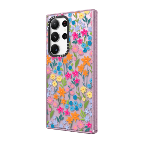 bright spring flowers - daisy floral pattern