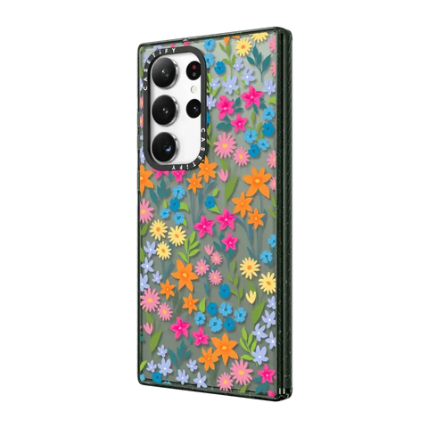 bright spring flowers - daisy floral pattern