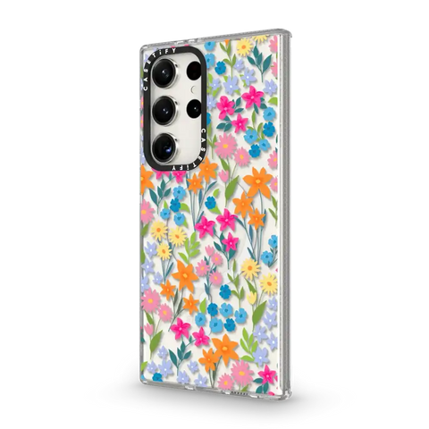 bright spring flowers - daisy floral pattern