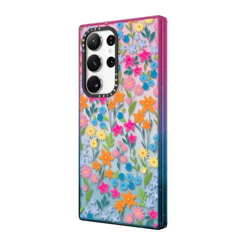 bright spring flowers - daisy floral pattern
