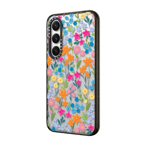 bright spring flowers - daisy floral pattern