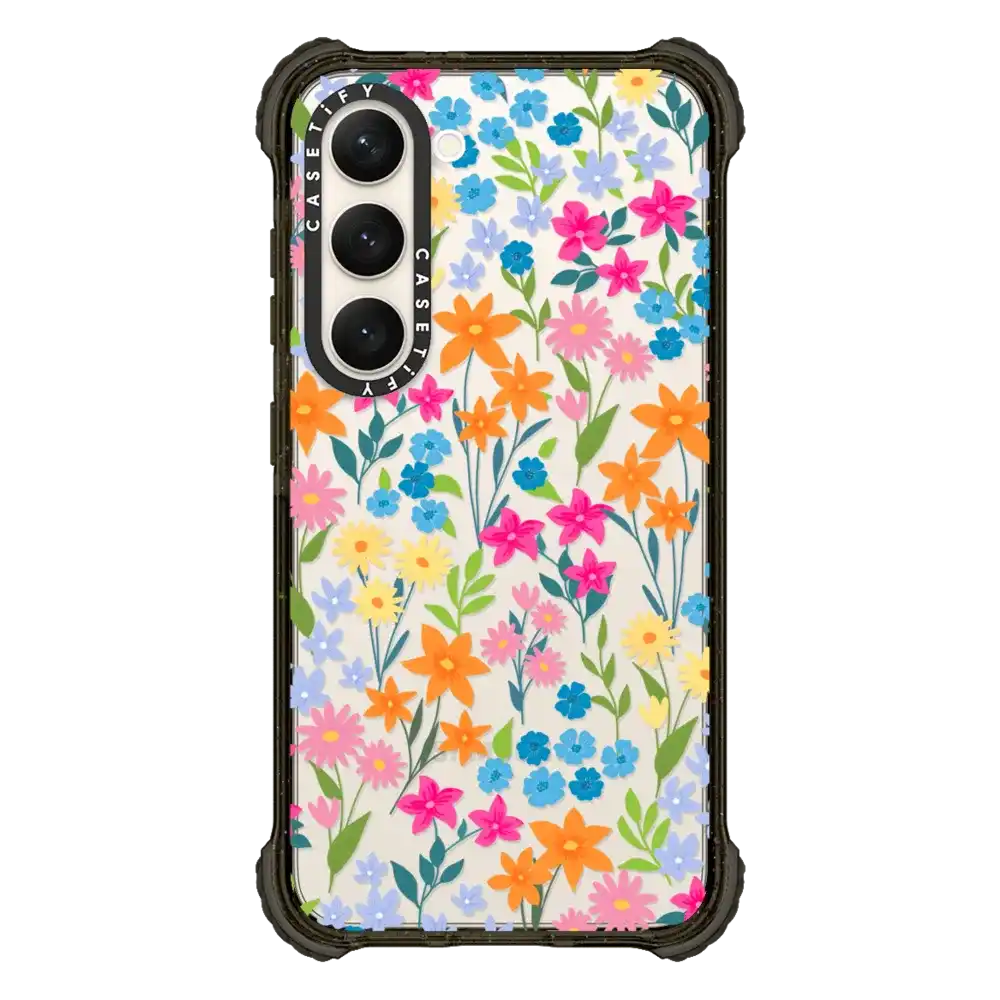 bright spring flowers - daisy floral pattern
