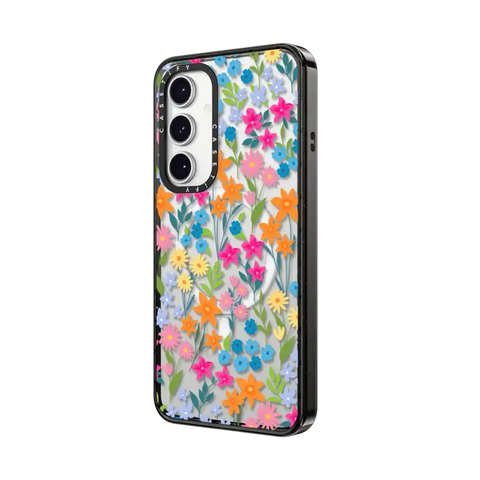 bright spring flowers - daisy floral pattern