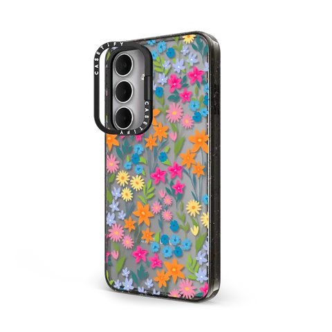 bright spring flowers - daisy floral pattern