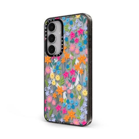 bright spring flowers - daisy floral pattern