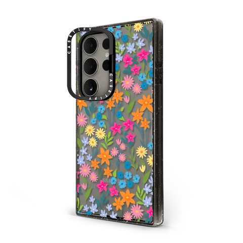 bright spring flowers - daisy floral pattern