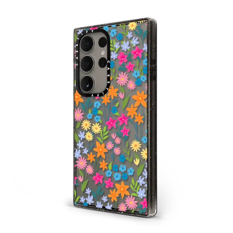 bright spring flowers - daisy floral pattern