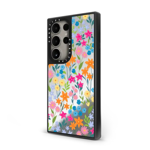 bright spring flowers - daisy floral pattern