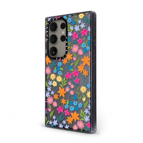 bright spring flowers - daisy floral pattern