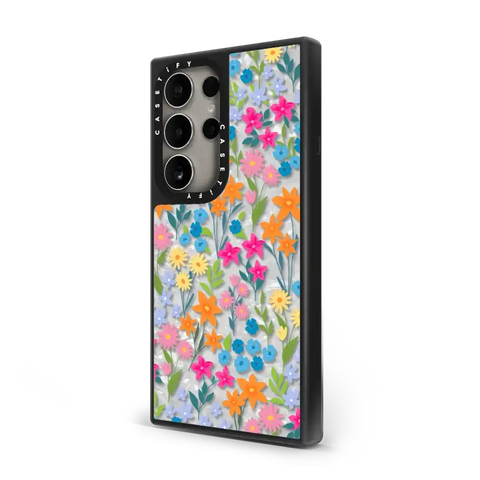 bright spring flowers - daisy floral pattern