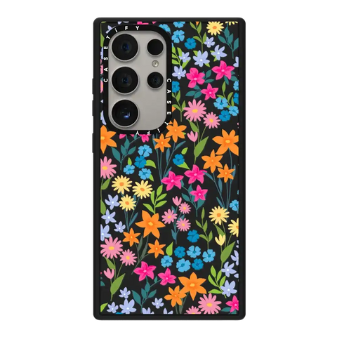 bright spring flowers - daisy floral pattern