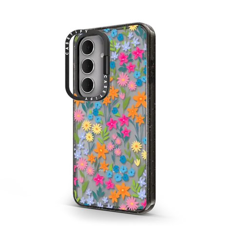 bright spring flowers - daisy floral pattern
