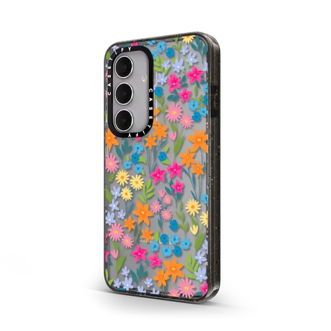 bright spring flowers - daisy floral pattern