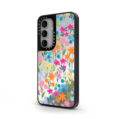 bright spring flowers - daisy floral pattern