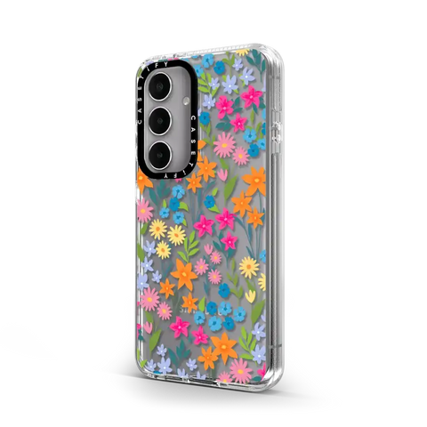 bright spring flowers - daisy floral pattern