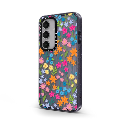 bright spring flowers - daisy floral pattern