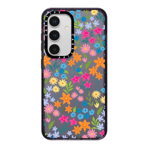 bright spring flowers - daisy floral pattern