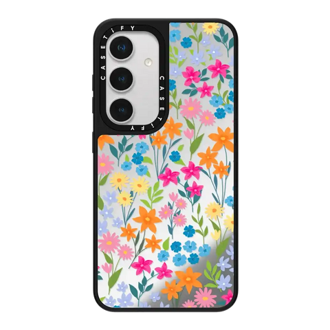 bright spring flowers - daisy floral pattern