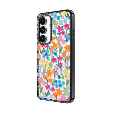 bright spring flowers - daisy floral pattern