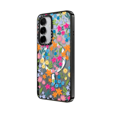 bright spring flowers - daisy floral pattern