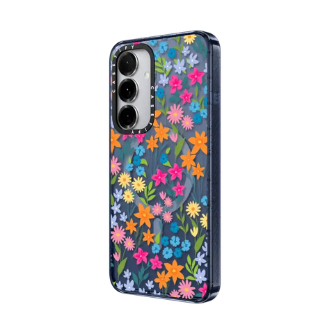 bright spring flowers - daisy floral pattern