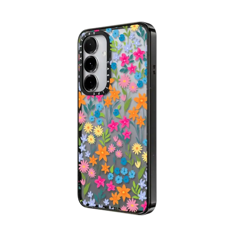 bright spring flowers - daisy floral pattern
