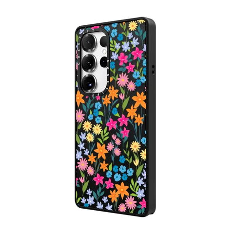 bright spring flowers - daisy floral pattern
