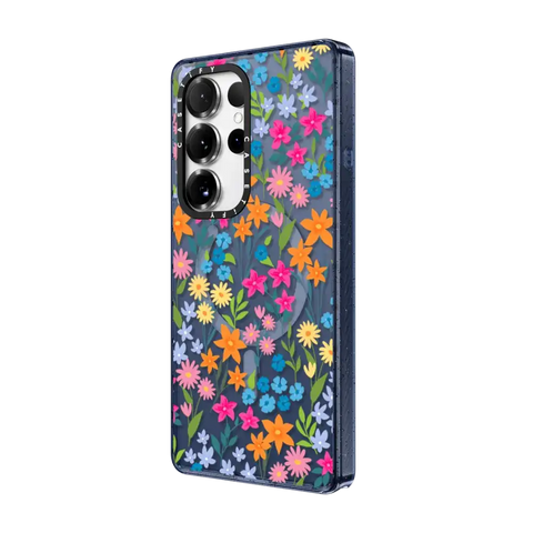 bright spring flowers - daisy floral pattern