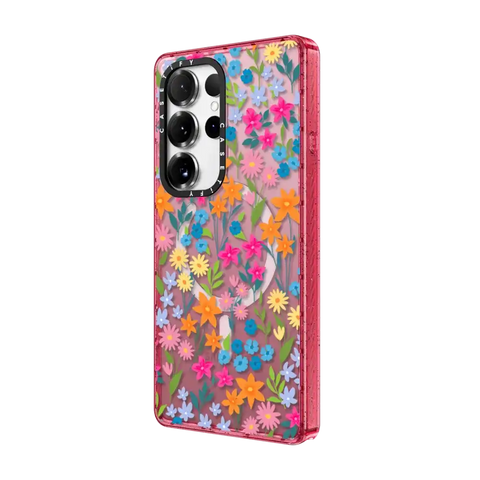 bright spring flowers - daisy floral pattern