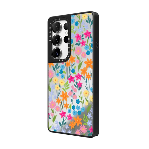 bright spring flowers - daisy floral pattern