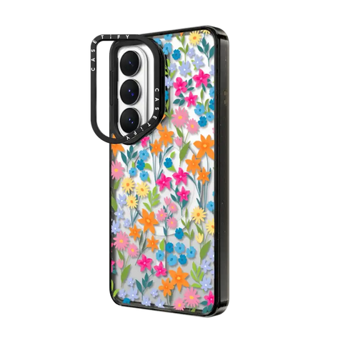 bright spring flowers - daisy floral pattern