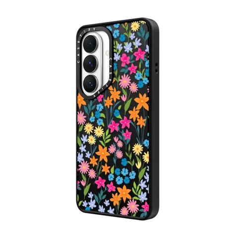 bright spring flowers - daisy floral pattern