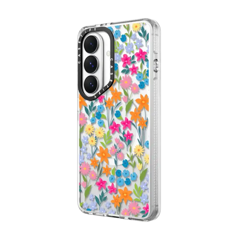 bright spring flowers - daisy floral pattern