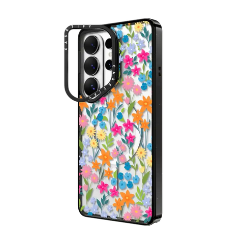 bright spring flowers - daisy floral pattern