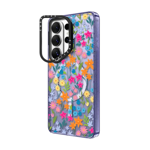 bright spring flowers - daisy floral pattern
