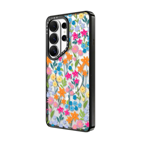 bright spring flowers - daisy floral pattern