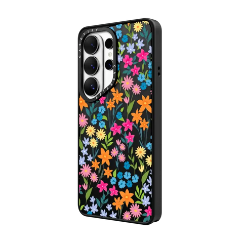 bright spring flowers - daisy floral pattern