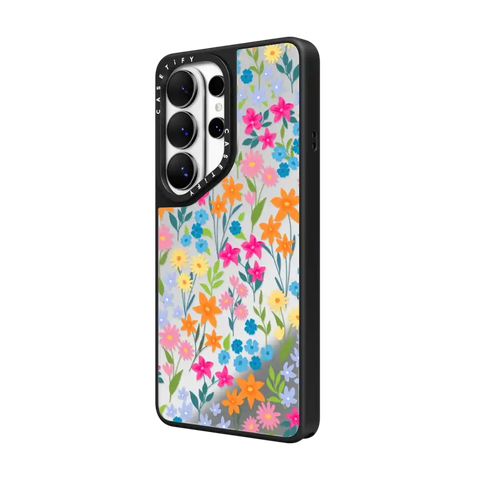 bright spring flowers - daisy floral pattern